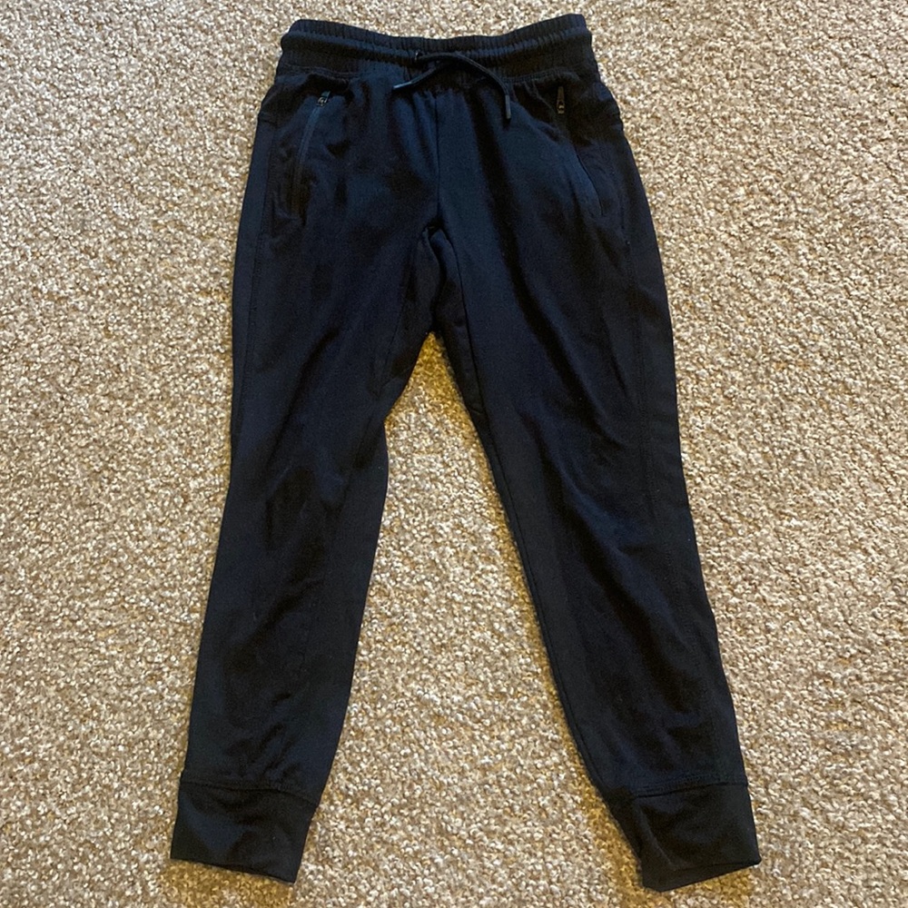 Boys black jogger pants size xs(4/5)